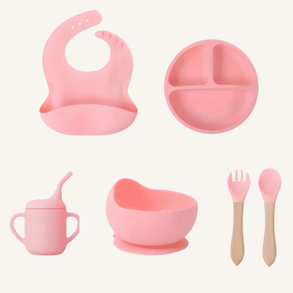Vajilla en silicona para bebe