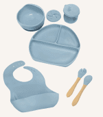 Vajilla en silicona para bebe